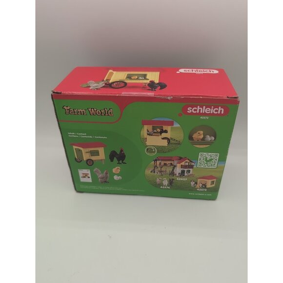 Schleich Farm World: Mobile Chicken Coop - 12 Piece Playset (new-open box) - Picture 2 of 2